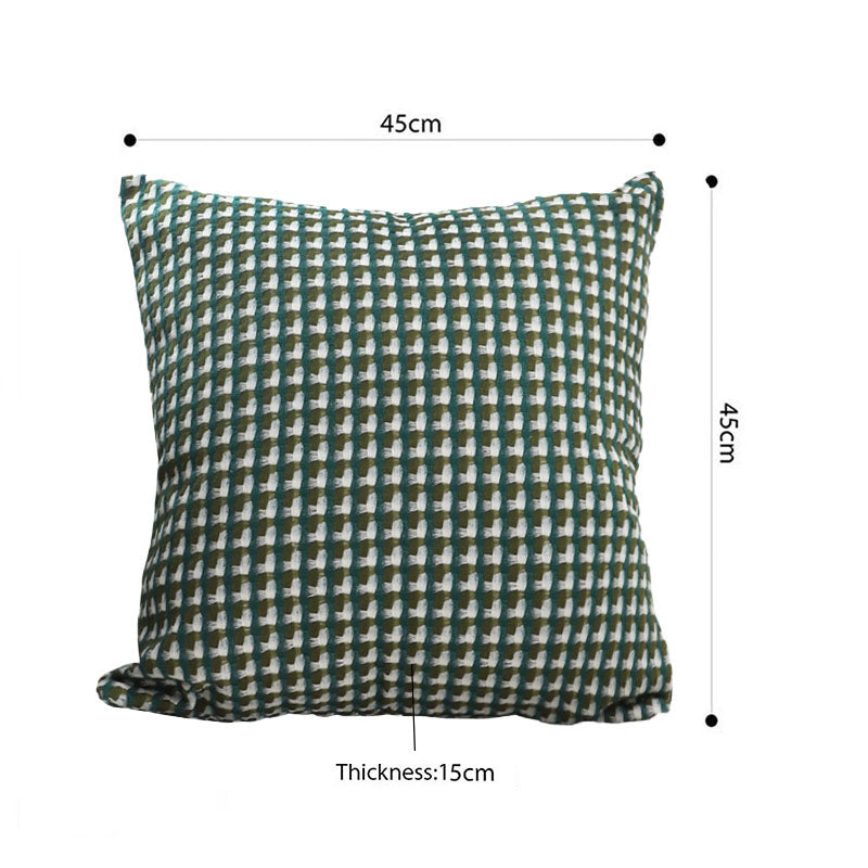 SOGA 2X 45cm Subtle Green Foliage Pillow SquareThrow pillow • LUZ-FrenchCushion259X2