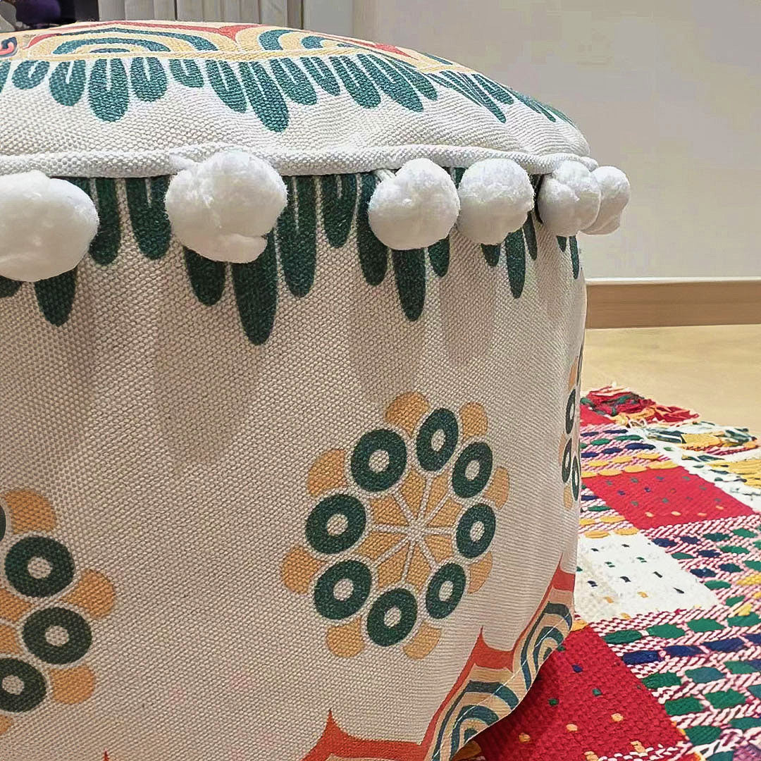 SOGA 2X 50cm Ultra-Comfort Polyester-Cotton Cushion with EPP Particle Support, Home Decor • LUZ-Pouffe618X2