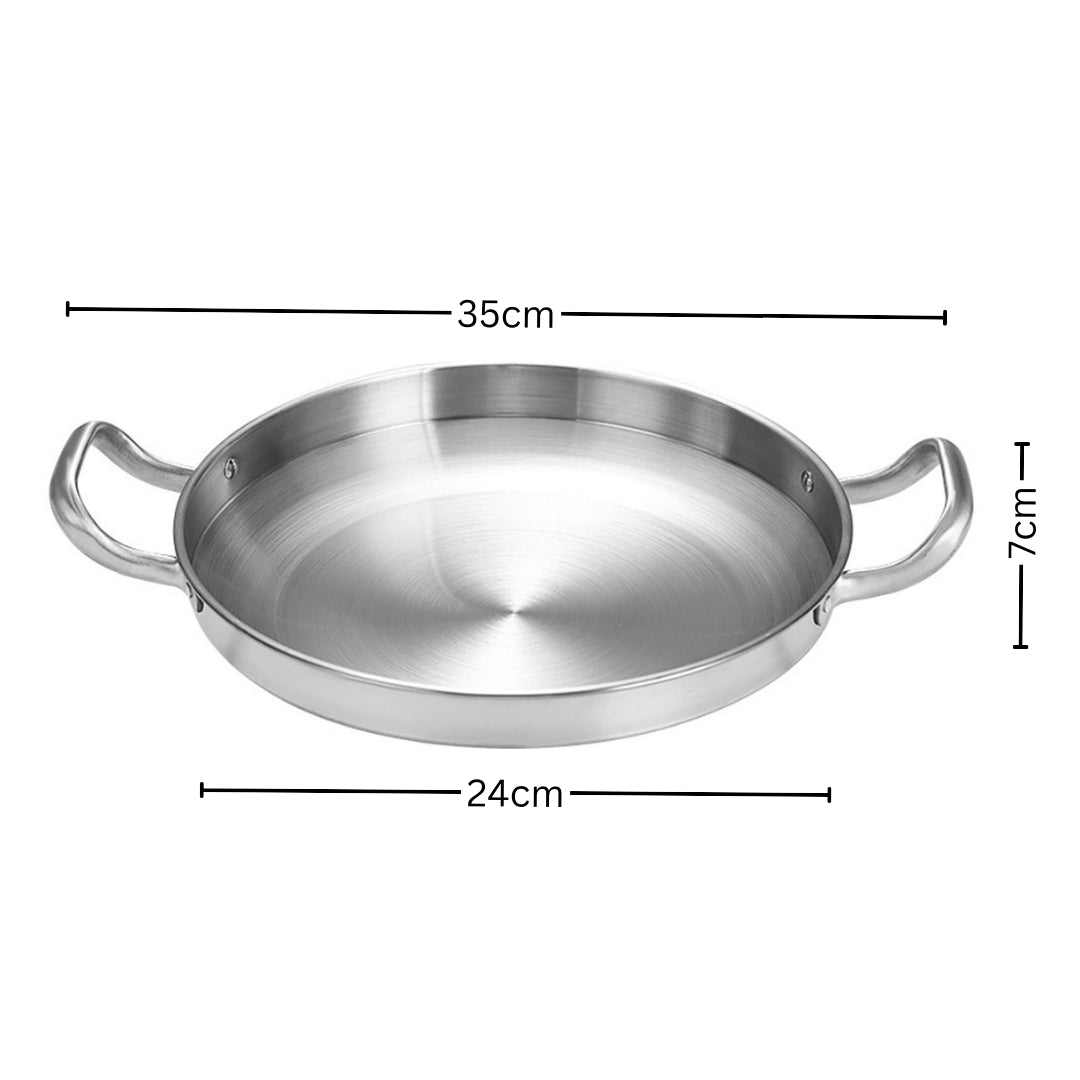 Soga 24cm Dry Pot with Natural Color 201 Material Constructed from Stainless Steel Kitchen essential • LUZ-VICSoupPot11