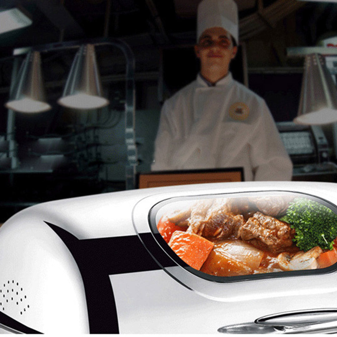 SOGA 6.5L Stainless Steel Double Soup Tureen Bowl Station Roll Top Buffet Chafing Dish Catering Chafer Food Warmer Server • LUZ-ChafingDishV4A2