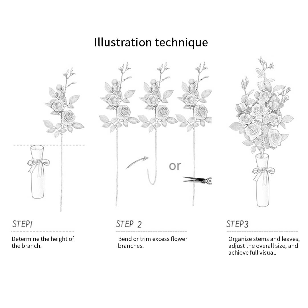 SOGA 5pcs Artificial Silk Flower Fake Rose Bouquet Table Decor Champion • LUZ-AFlowerRoseChampionX5