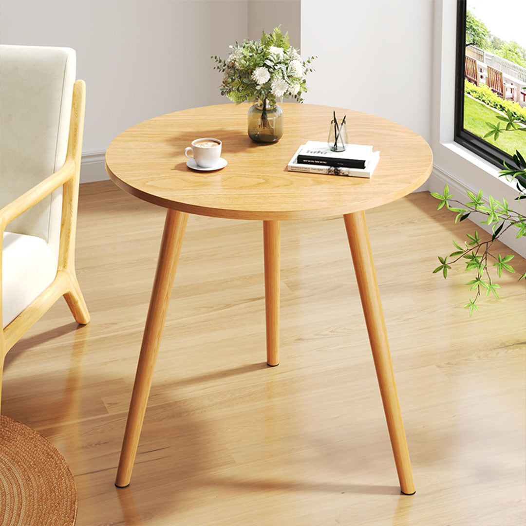 SOGA 60x72cm Walnut Small Side Coffee Table Living Room Balcony Home Décor Style • LUZ-TableTea23
