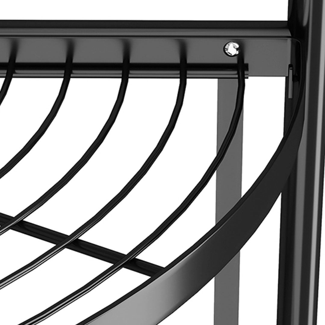 SOGA 5 Tier Steel Triangular Corner Stand Multi-Functional Shelves Portable Storage Organizer • LUZ-KitchenXY026
