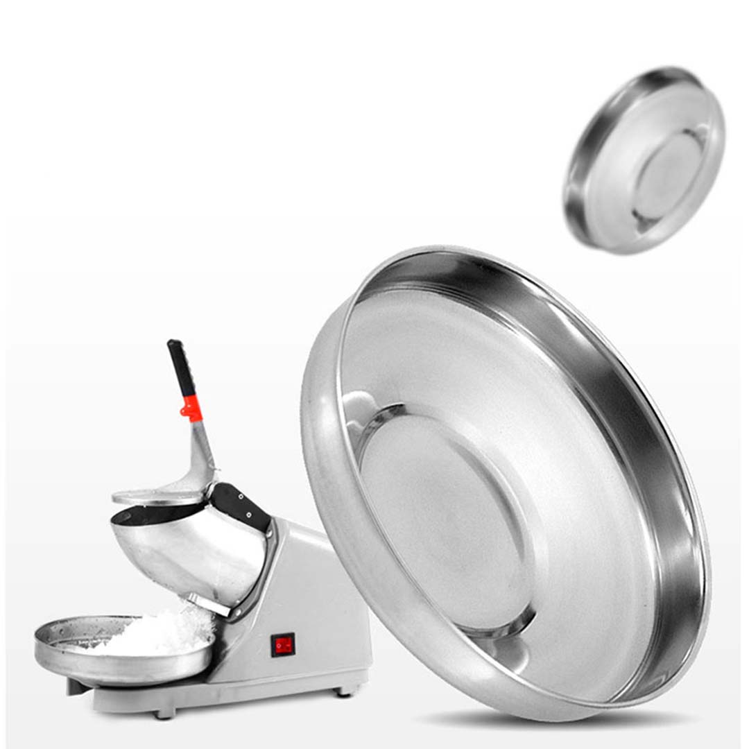 SOGA 2X Commercial 300W Dual Blade Electric Ice Shaver Machine Smoothie Maker • LUZ-IceShaverSilverDoubleX2