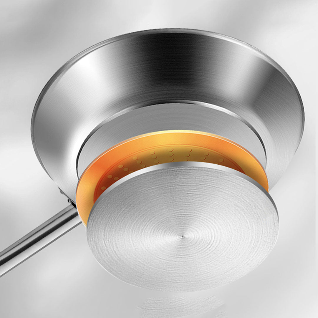 SOGA 2X 32cm Stainless Steel Saucepan Sauce pan with Glass Lid and Helper Handle Triple Ply Base Cookware • LUZ-SaucePanSS423232CMX2