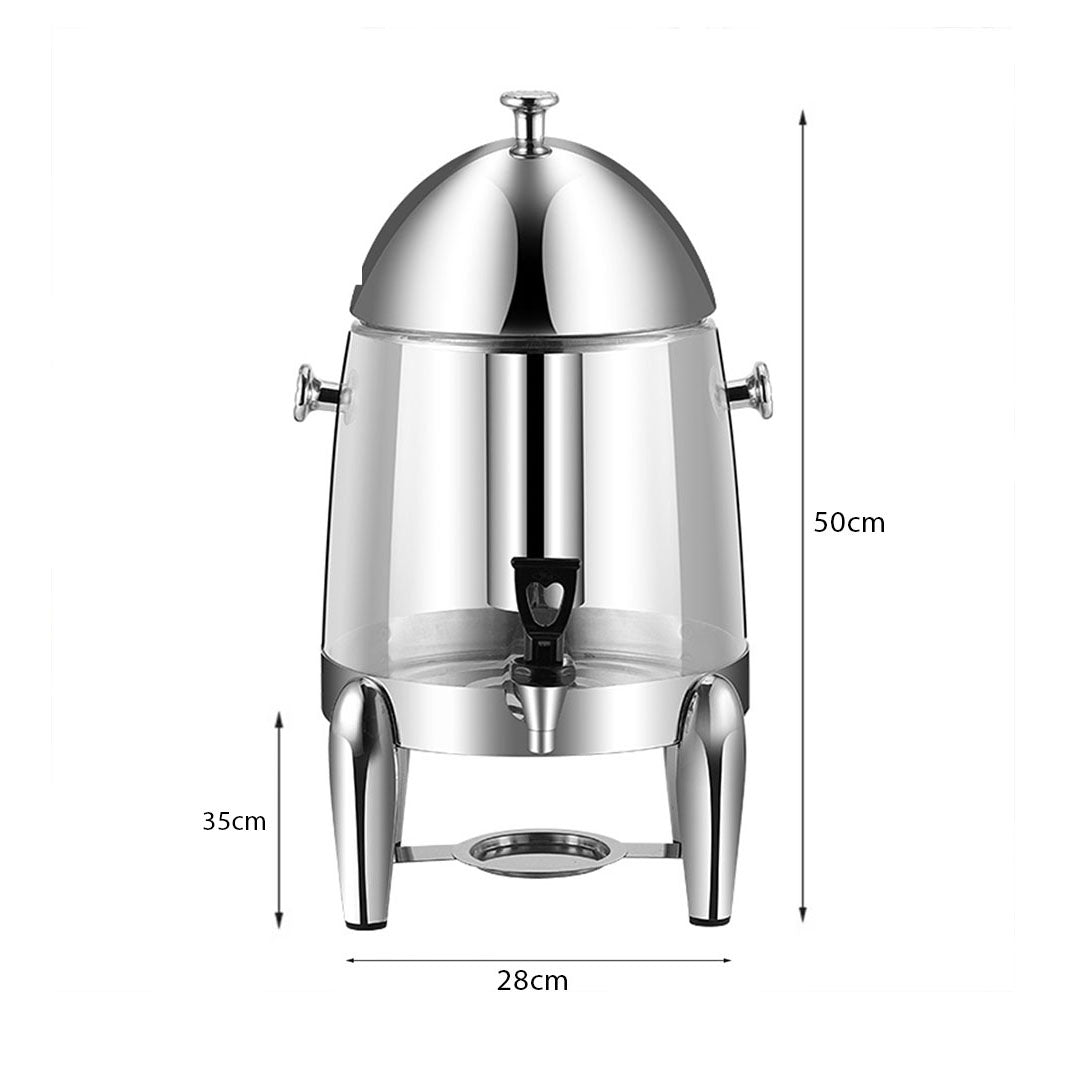 SOGA Stainless Steel 12L Beverage Dispenser Hot and Cold Juice Water Tea Chafer Urn Buffet Drink Container Jug • LUZ-VICDispenser5714