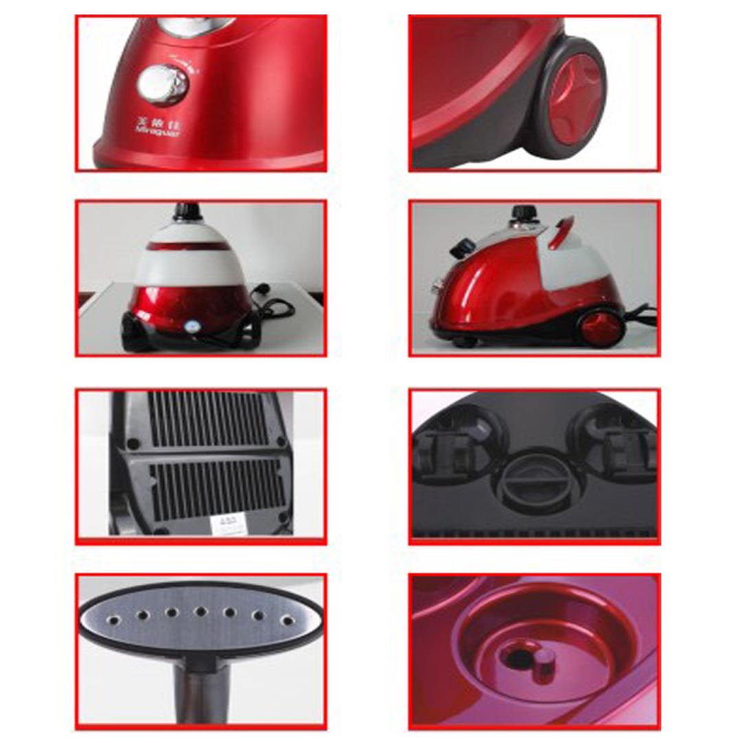 SOGA Garment Steamer Portable Cleaner Steam Iron Red • LUZ-GarmentRoundRed