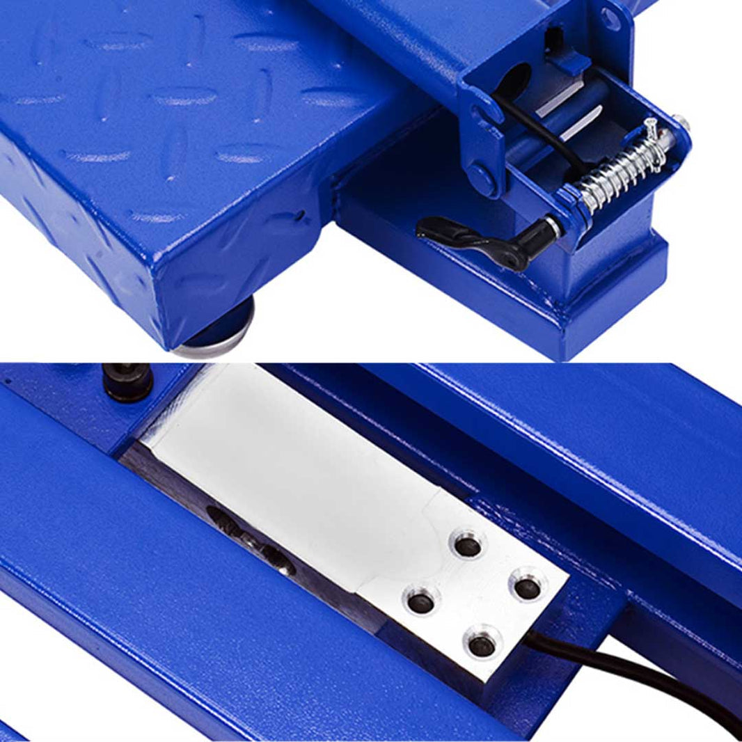 SOGA 150kg Electronic Digital Platform Scale Computing Shop Postal Scale Blue • LUZ-150kgPlatformScalesBlue