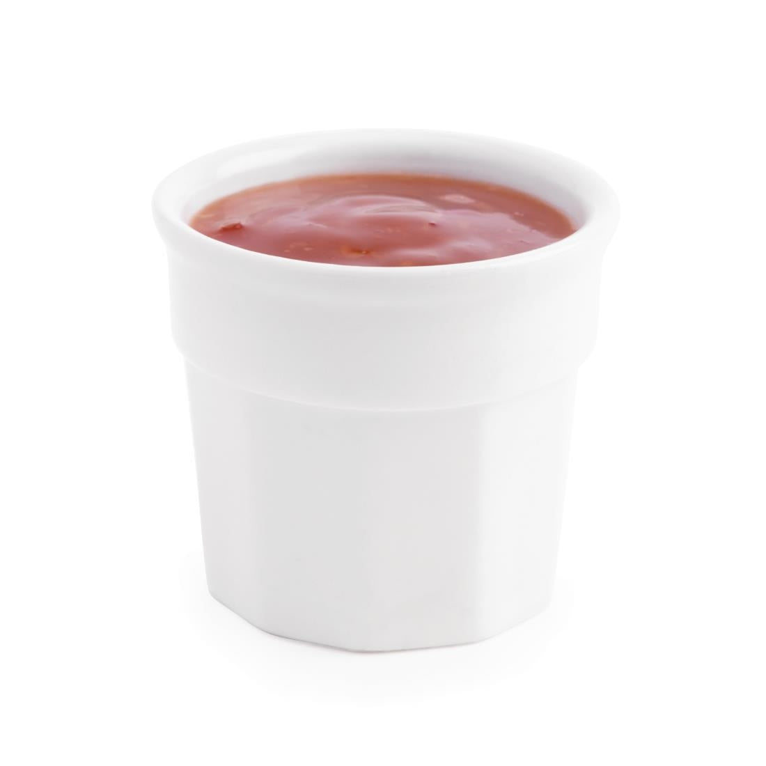 Olympia Whiteware Dipping Pots 50mm (12 Pack) (Pack of 12) • PAS-CD728