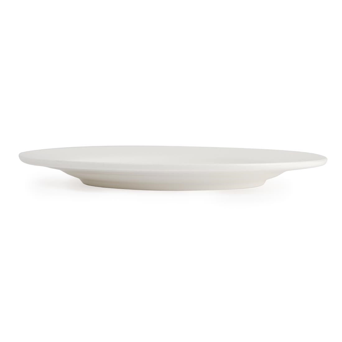 Olympia Lumina Wide Rimmed Round Plate - 200mm 7 3/4'' (6 Pack) (200(Ø)mm. Pack quantity: 6) • PAS-CD623