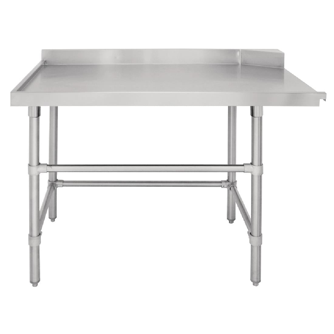 Vogue Dishwasher Outlet Table L 1200mm (Left Hand. 1200(W)x700(D)x960(H)mm) • PAS-CM520