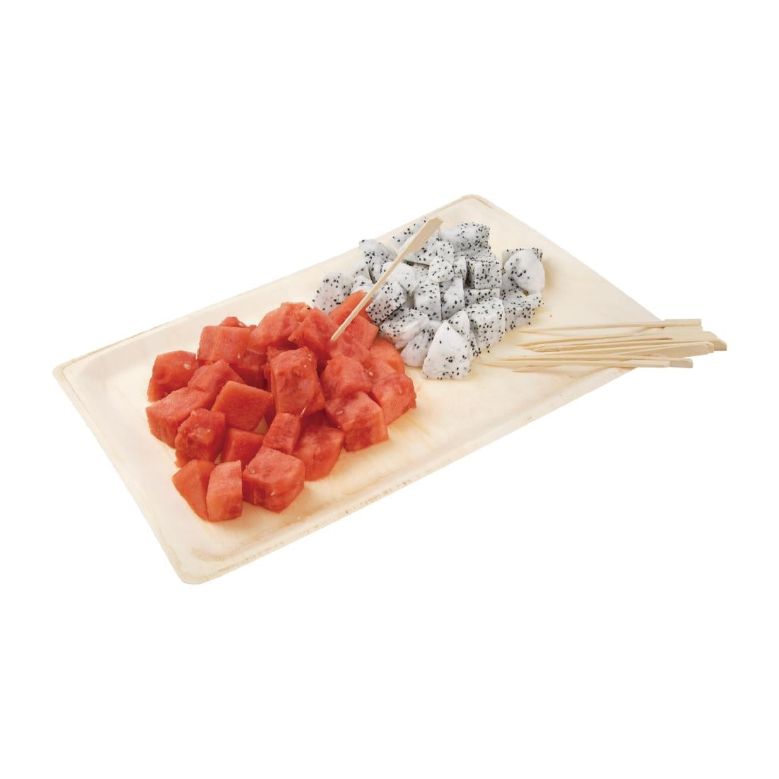 Fiesta Biodegradable Bamboo Paddle Skewers 90mm (100 Pack) (Length: 90mm | Pack Quantity: 100) • PAS-DK397