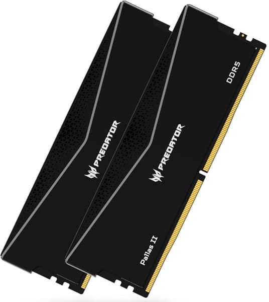 RAM: PREDATOR PALLASII DDR5 32GB Black 16GBx2 6000Mhz 1R8 CL34 Black
