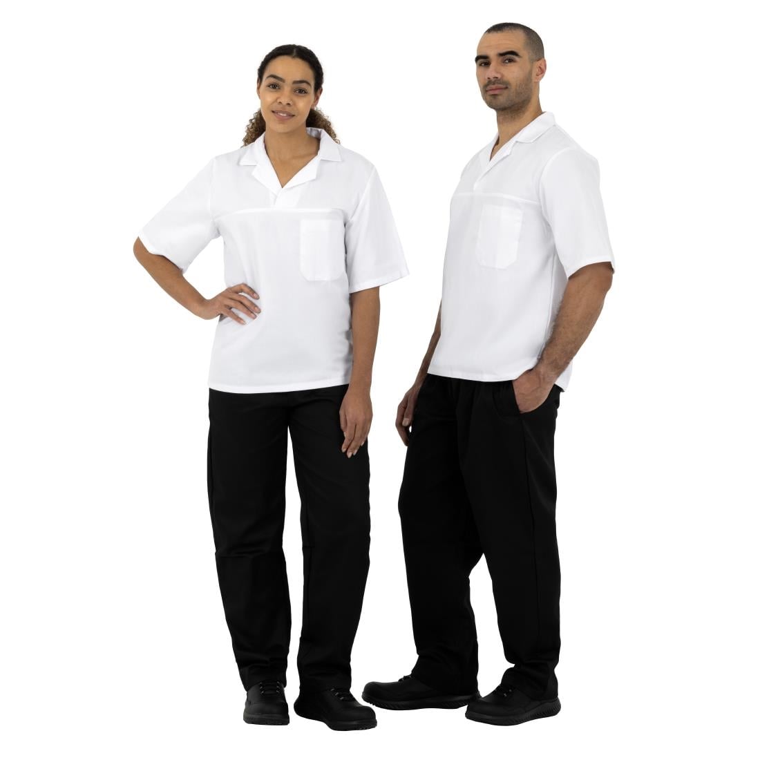 Whites Vegas Chef Trousers Polycotton Black (5 Pack) (Sizes S-L. Pack of 5) • PAS-P_SA824