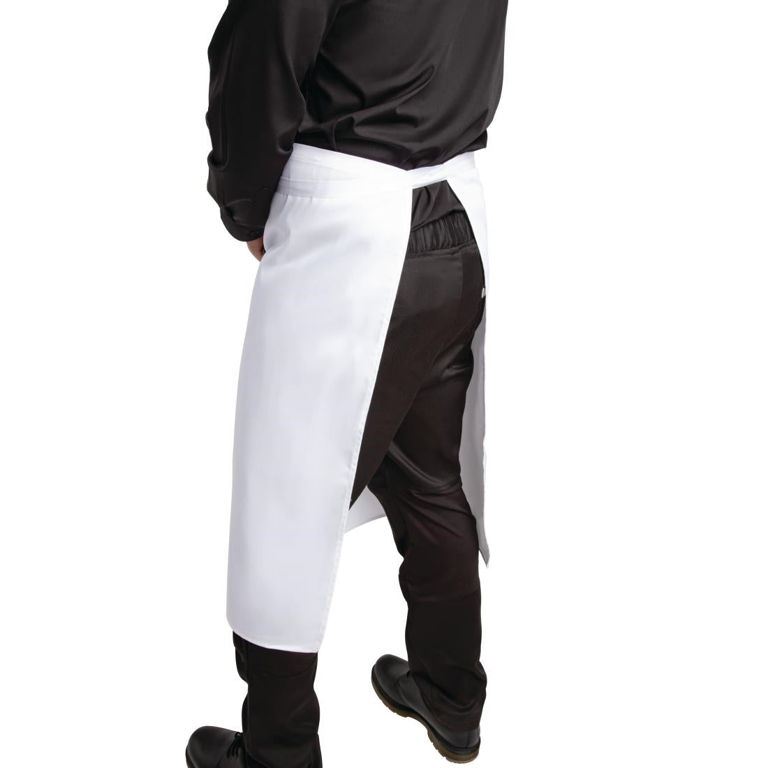 Whites Bistro Apron Polycotton White • PAS-A501