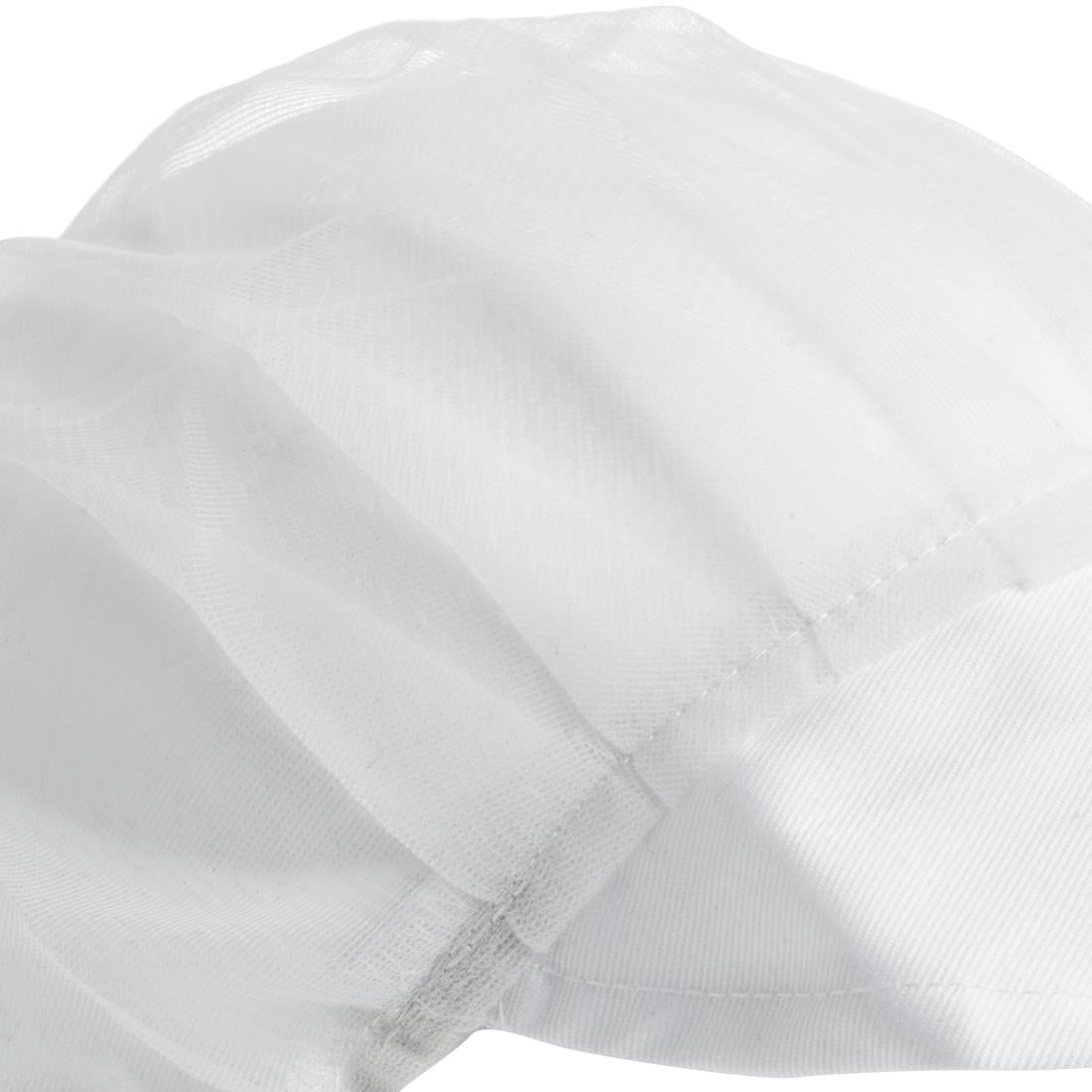 Whites Peaked Hair Net Hat White • PAS-B226