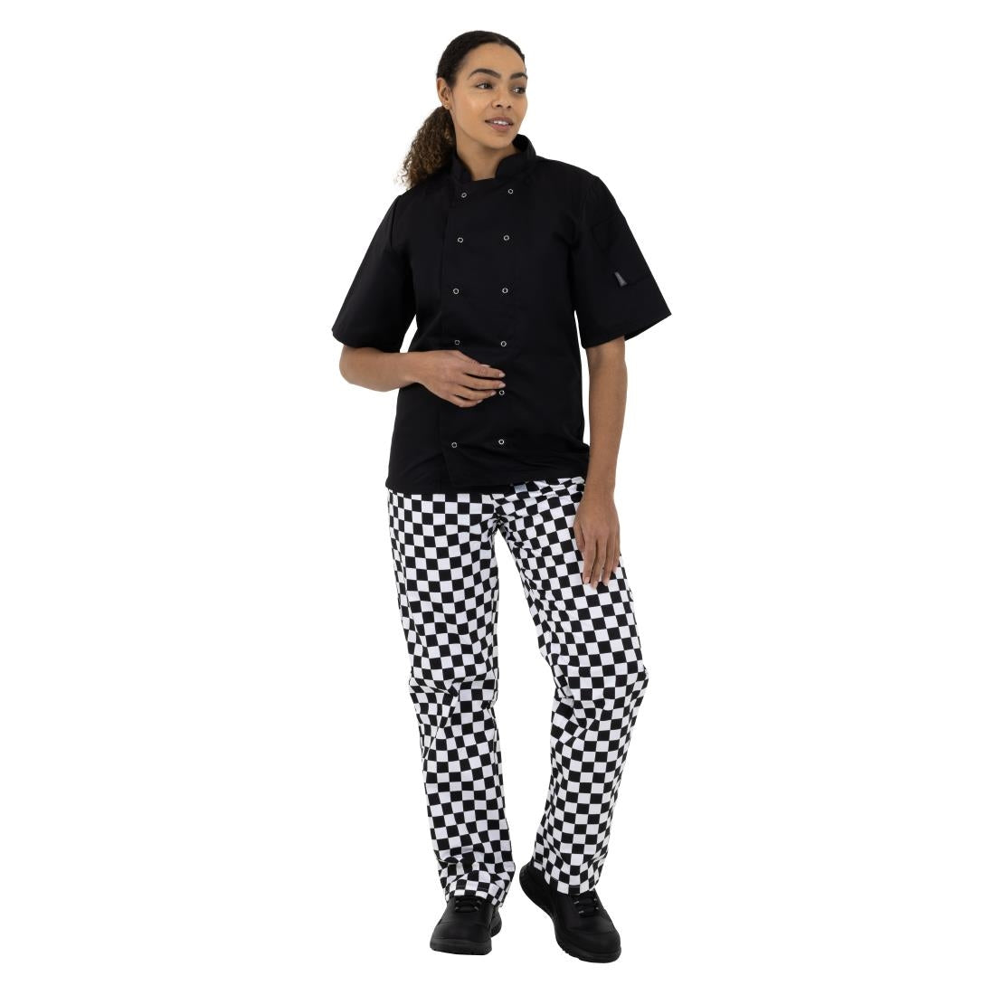 Whites Unisex Vegas Trousers Big Black & White Check Size XL • PAS-BA002-XL