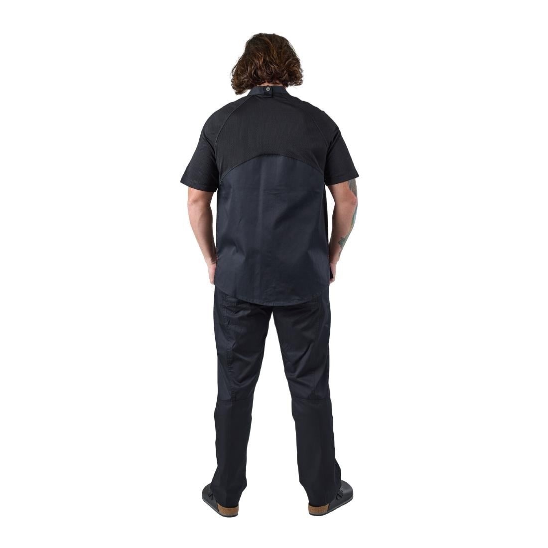 Chef Works Arcadia Sustainable Chef Jacket Black XL • PAS-BA074-XL