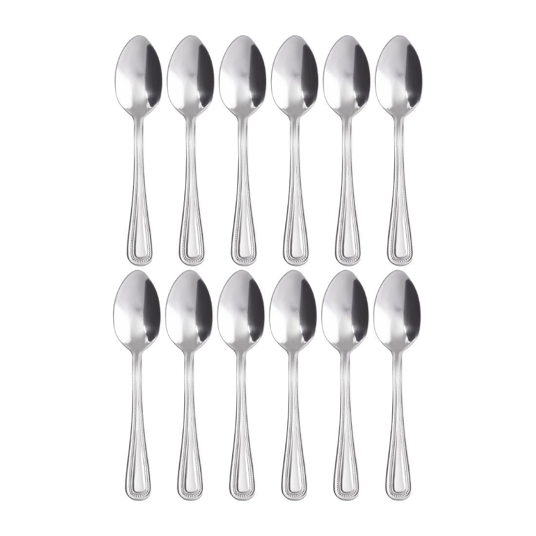 Olympia Bead Coffee Spoon (12 Pack) (120(L)mm. Material: 18/0 Stainless Steel. Pack Quantity: 12) • PAS-C218