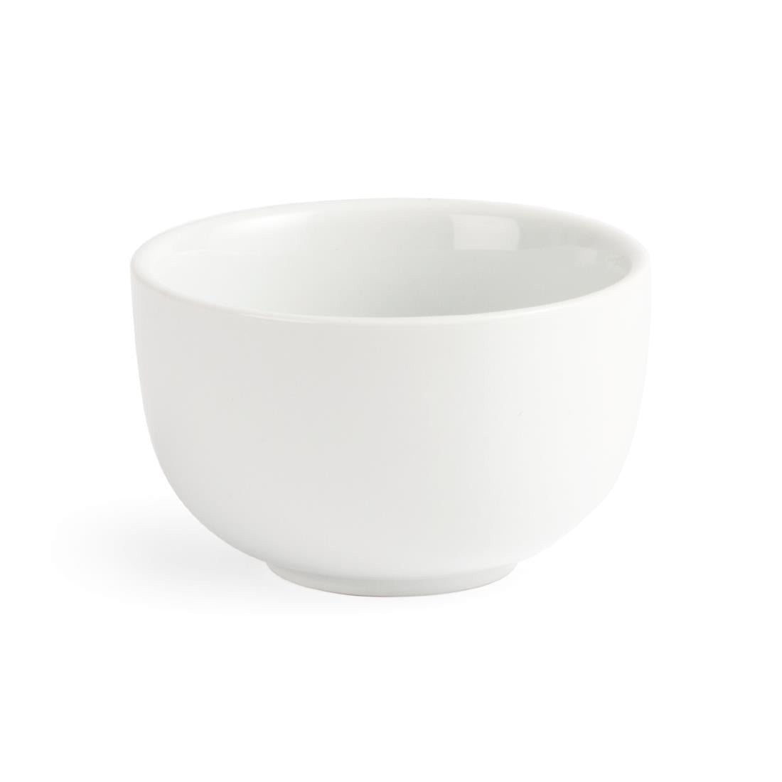 Olympia Whiteware Open Sugar Bowl - 200ml 6.76fl oz (12 Pack) (200ml. Pack quantity 12) • PAS-C250