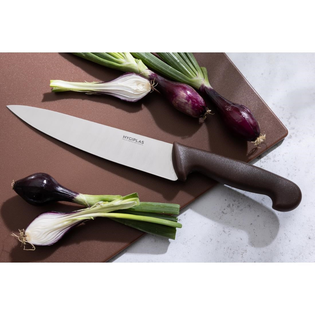 Hygiplas Chefs Knife Brown 218mm • PAS-C842