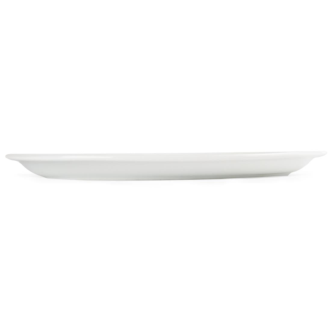 Olympia Whiteware Oval Plate/Platter - 295mm (6 Pack) (295(Ø)mm. Pack quantity: 6) • PAS-CB484