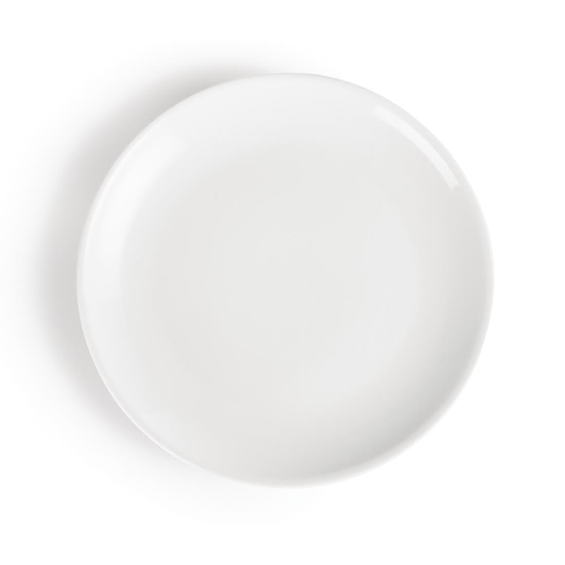 Olympia Whiteware Coupe Plate - 280mm (6 Pack) (280(Ø)mm/ 11". White. Pack quantity: 6.) • PAS-CB492