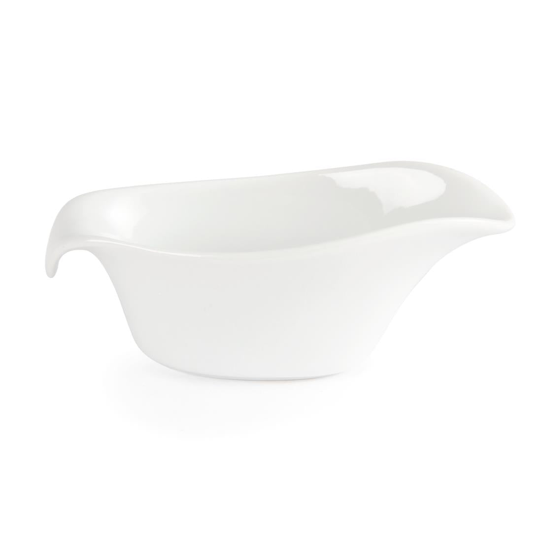 Olympia Whiteware Gravy Boat - 85ml 2.87fl oz (6 Pack) • PAS-CB707
