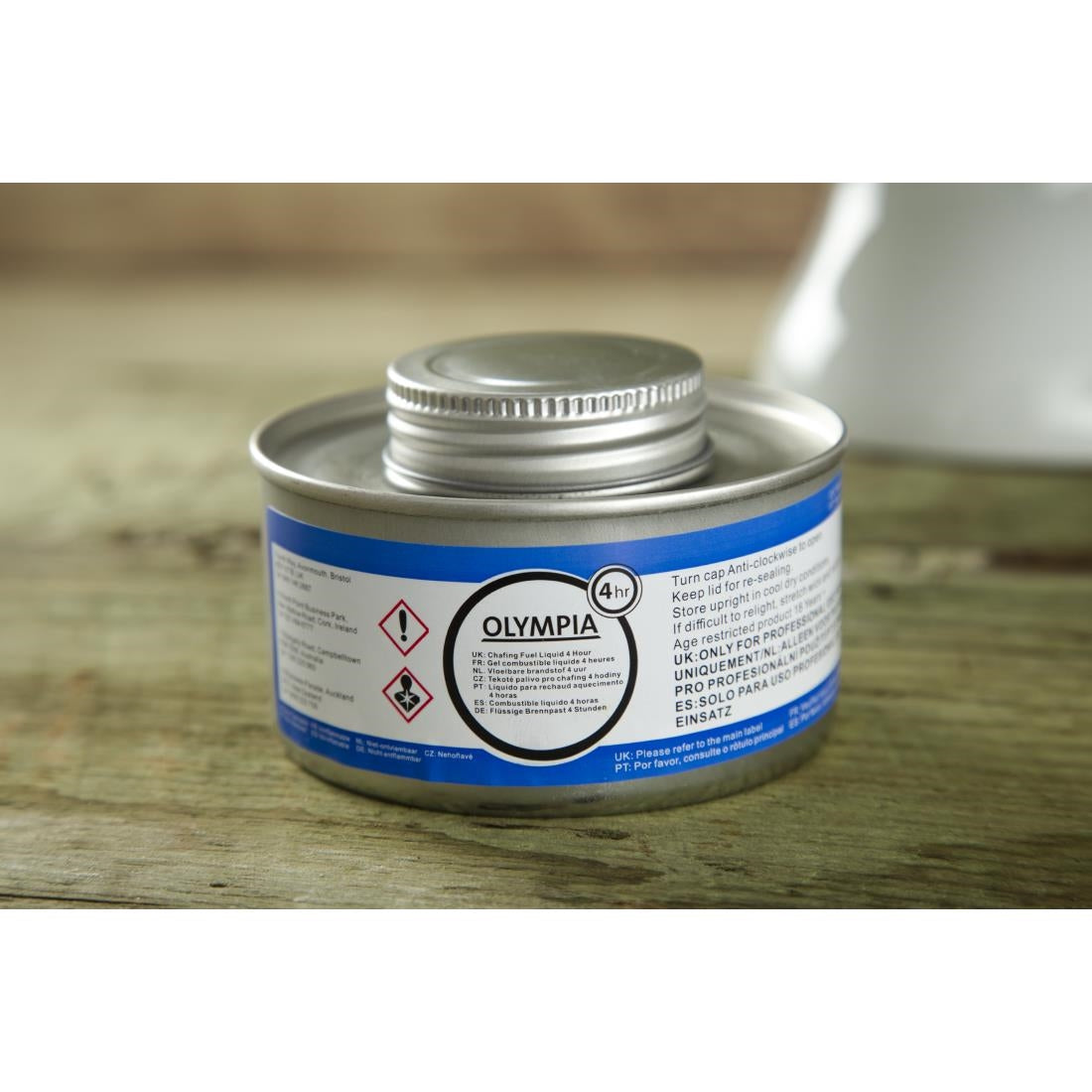 "Olympia Liquid Chafing Fuel With Wick 4 Hour (12 Pack)" • PAS-CB734