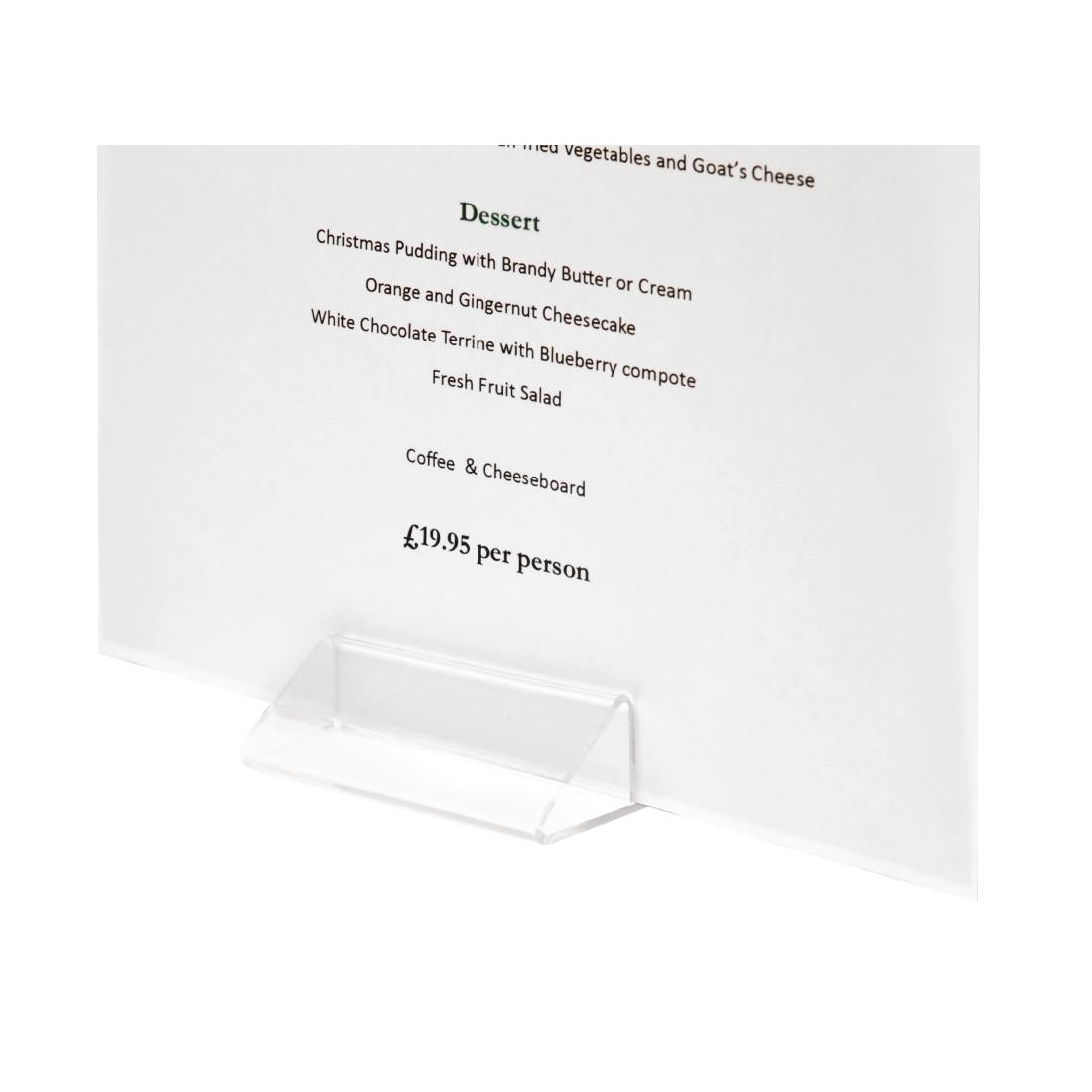Olympia Tent Shaped Card Holder • PAS-CC442