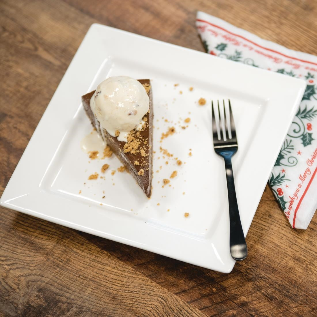 Olympia Lumina Square Plates 233mm (Pack of 4) • PAS-CD633