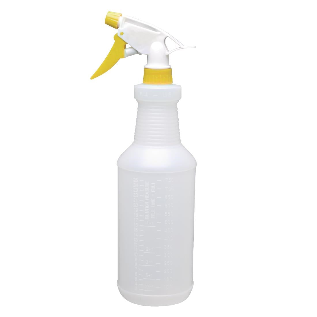 Jantex Colour Coded Spray Bottles Yellow 750ml • PAS-CD816