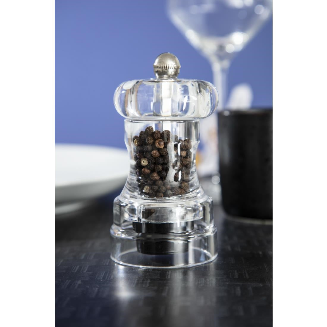 Olympia Acrylic Salt & Pepper Mill 102mm • PAS-CE318