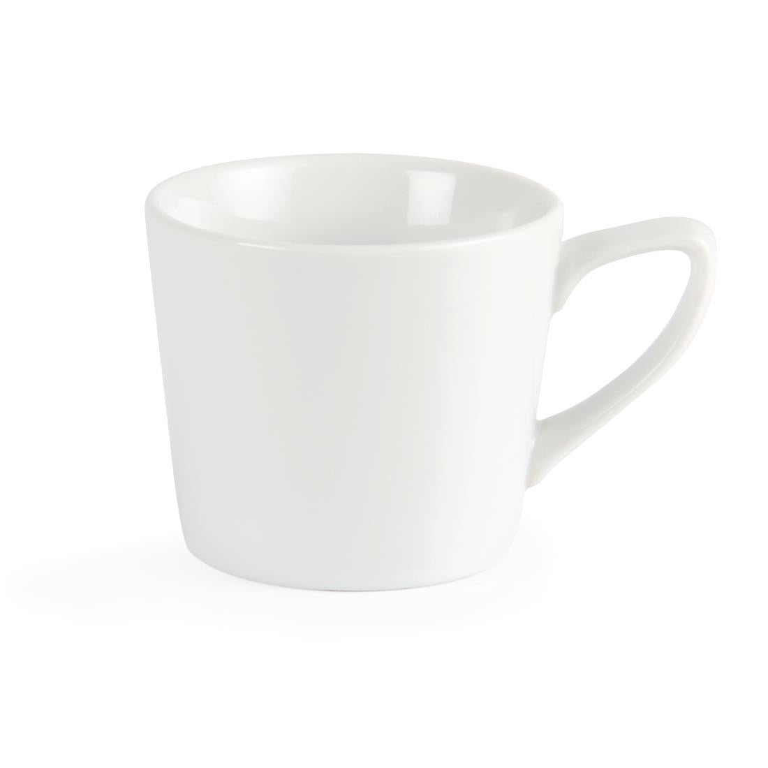 Olympia Whiteware Low Cup White - 200ml 6.76fl oz (12 Pack) • PAS-CE536