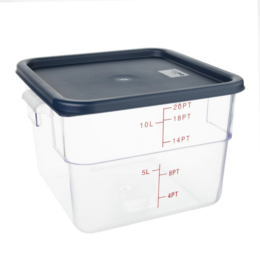 Hygiplas Blue Square Food Storage Container Lid Large • PAS-CF045