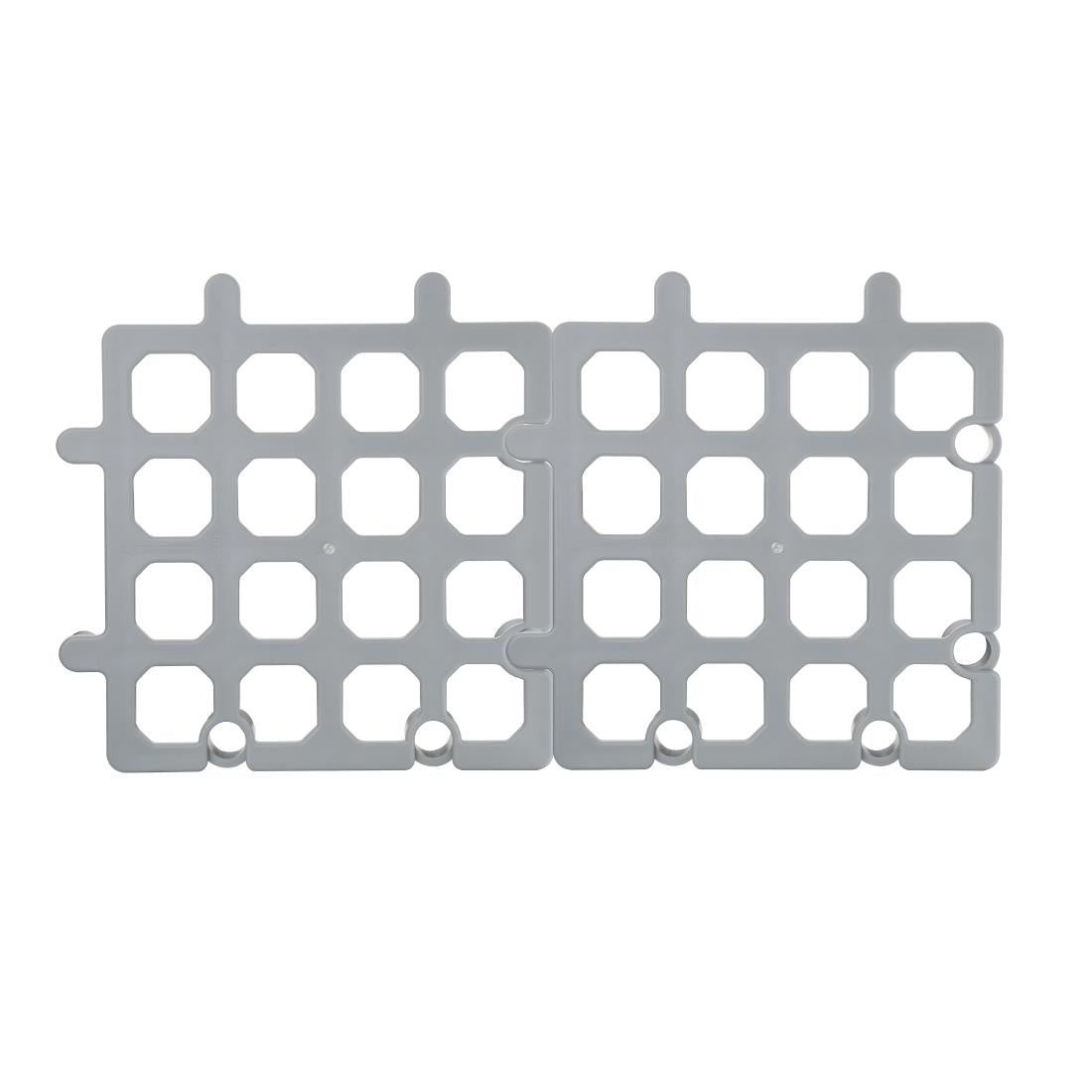 Vogue Plastic Dunnage Floor Rack (2 Pack) (Material: Polypropylene. Dimensions: 40(H) x 335(W) x 335(D)mm. Pack quantity: 2) • PAS-CF205