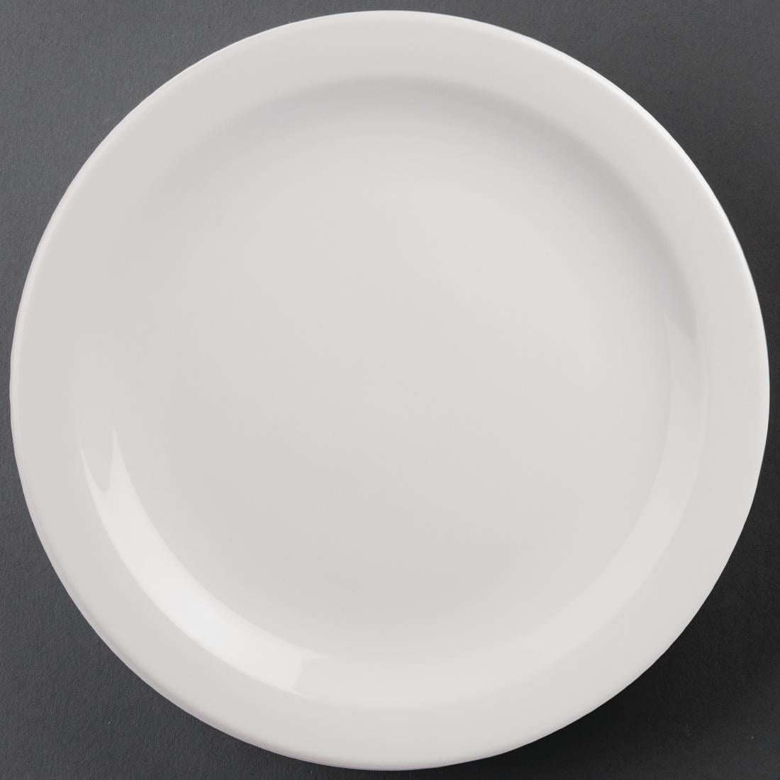 Bulk Buy Olympia Athena Narrow Rimmed Plates 284mm (36 Pack) (284mm / 11" Narrow Rimmed Plates | Pack quantity: 36) • PAS-S755