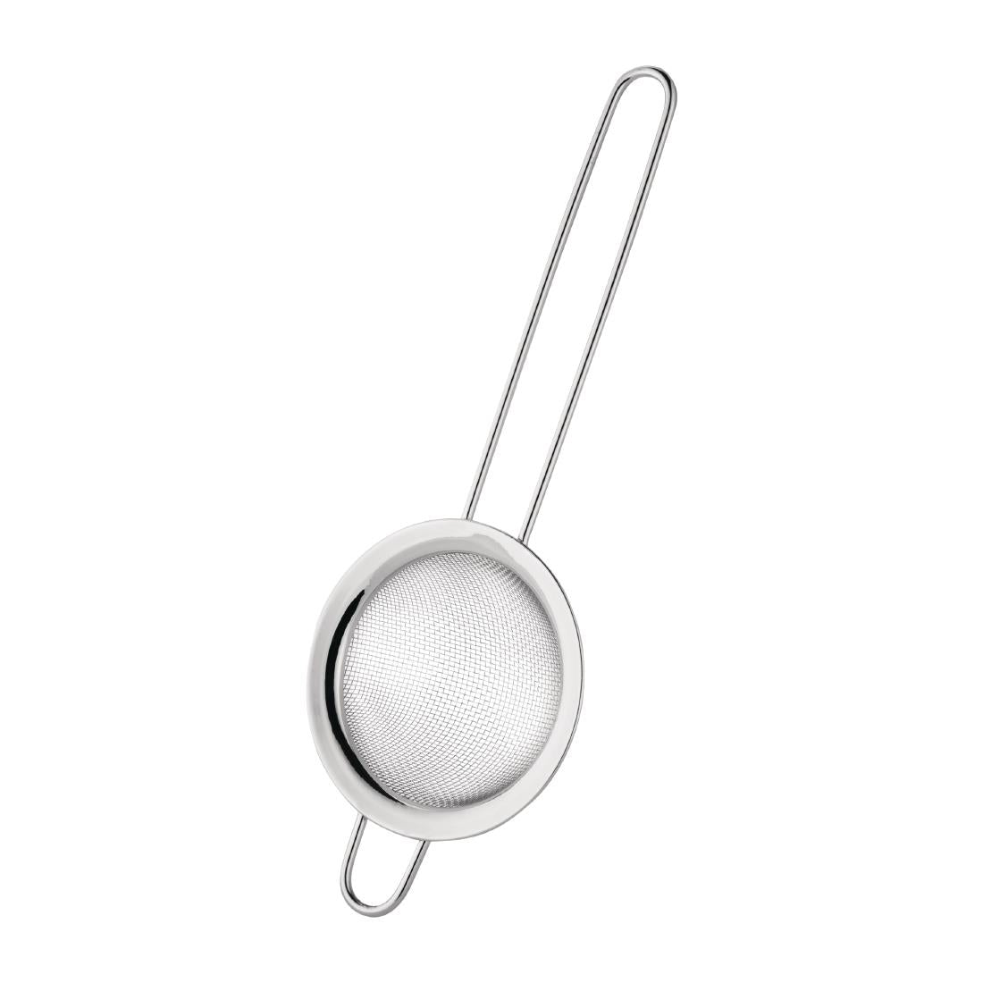 Olympia Fine Mesh Strainer (40(Ø)x45(H)x75(W)x200(D)mm. Stainless steel) • PAS-CF648