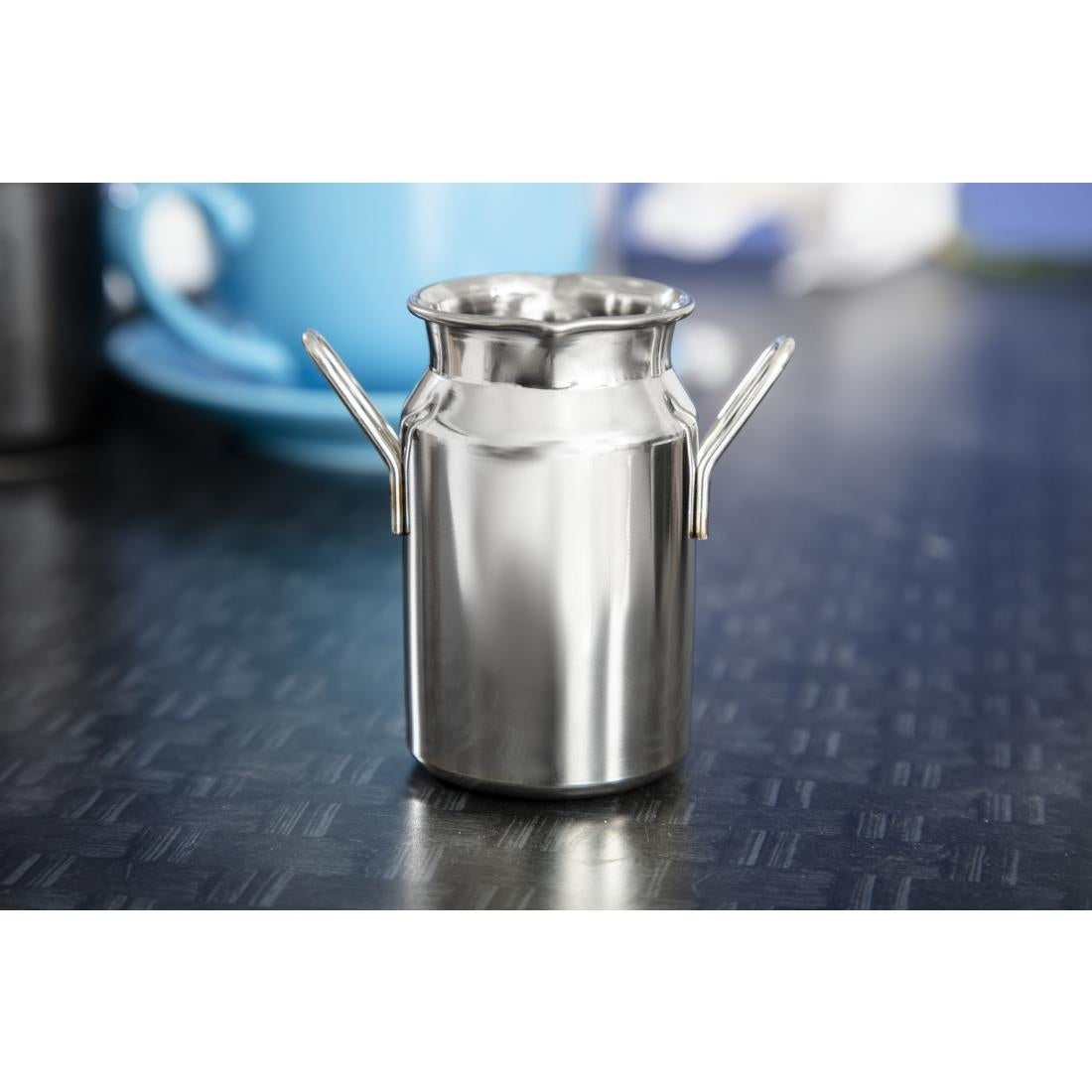 Olympia Stainless Steel Mini Milk Churn Medium 120ml • PAS-CL209