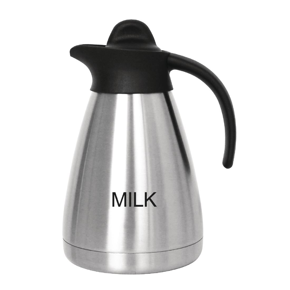 Olympia Screwtop Vacuum Jug 1Ltr Milk • PAS-CL372