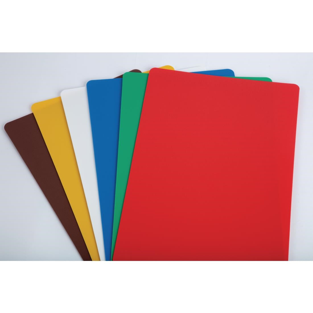 Hygiplas Colour Coded Chopping Mat Set - 300x450mm (6 Pack) (Pack of 6) • PAS-CP520