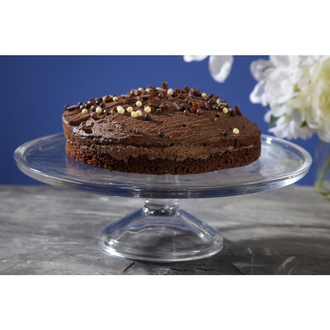Olympia Glass Cake Stand Base • PAS-CS013