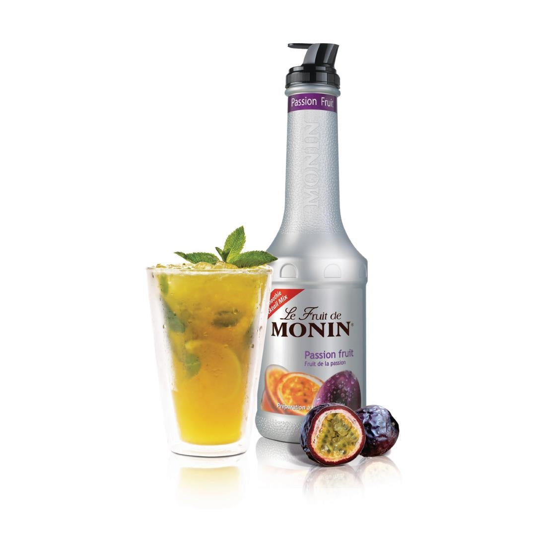 Monin Fruit Puree Passionfruit 1Ltr • PAS-CS842