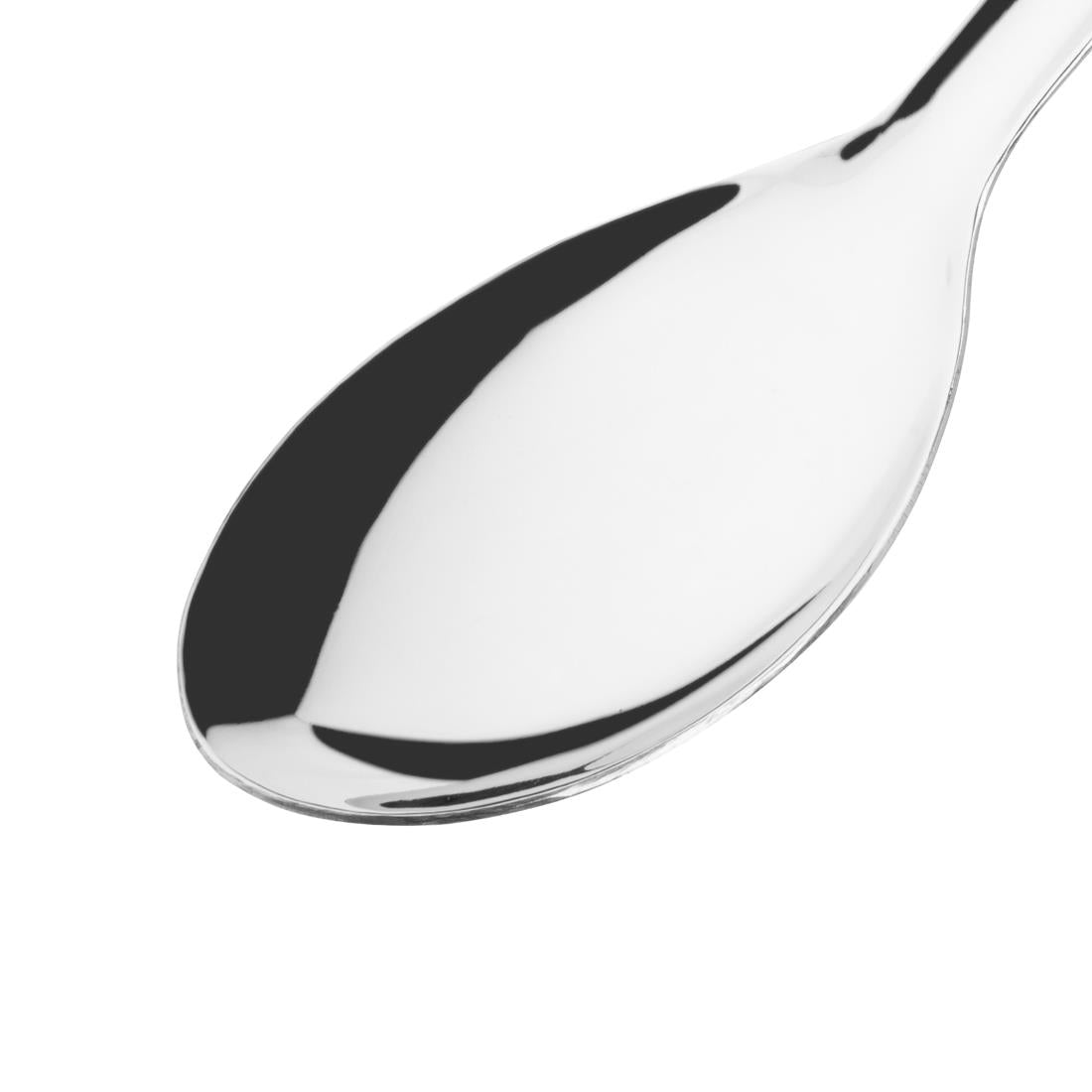 Vogue Serving Spoon Black Handle 340mm • PAS-CS910