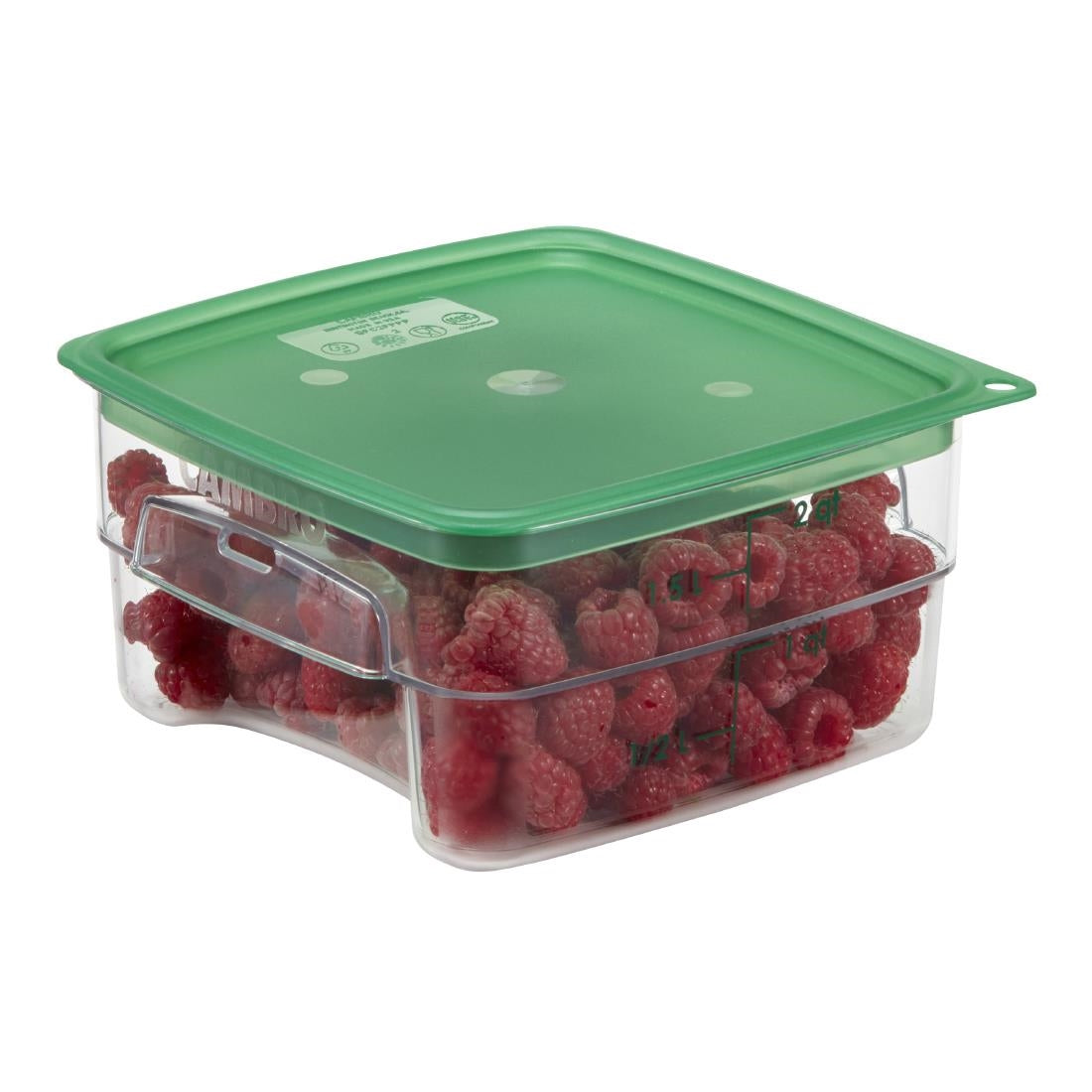 Cambro Fresh Pro Square Container Polycarbonate - Clear - 1.9Ltr • PAS-CU136