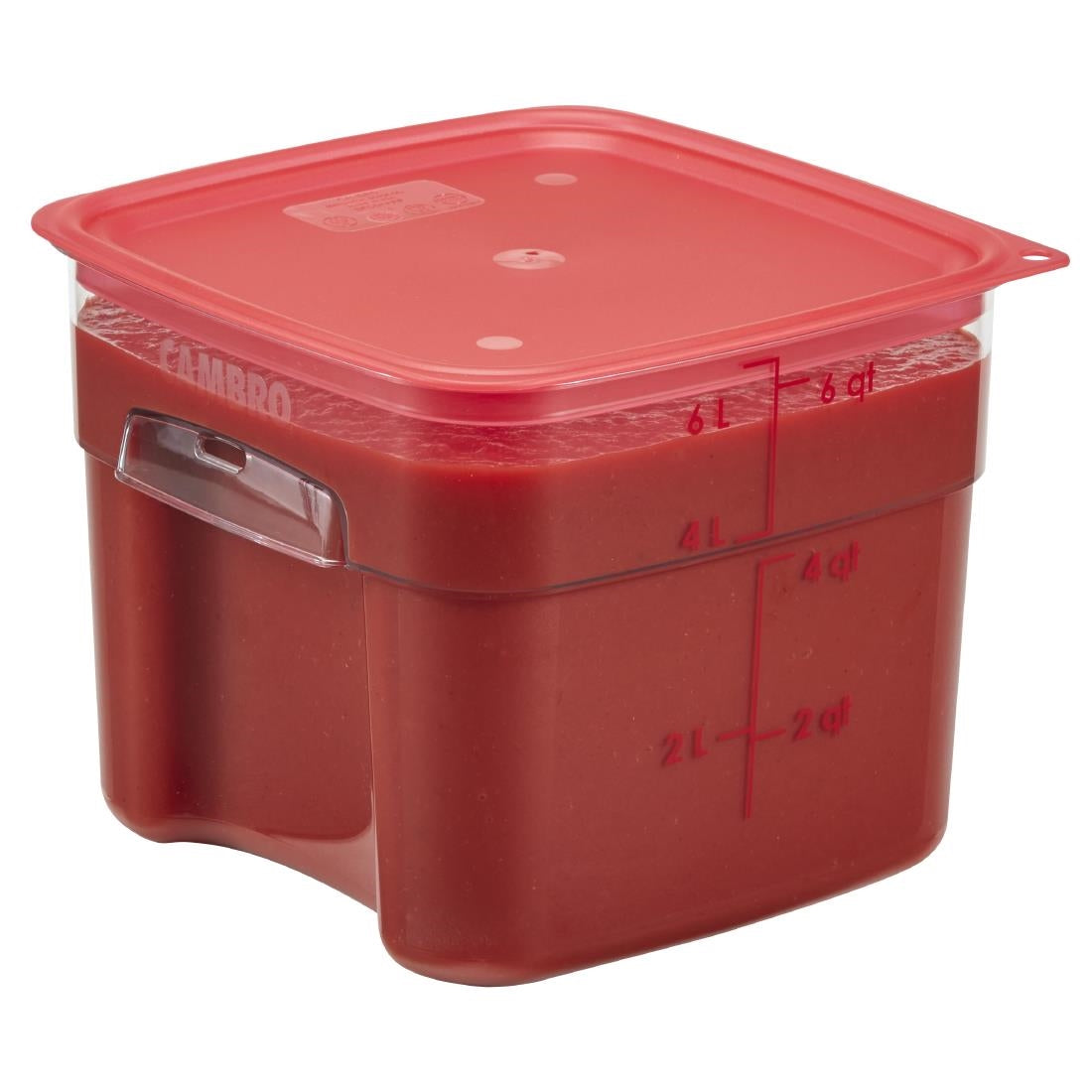 Cambro Fresh Pro Square Container Polycarbonate - Clear - 5.7Ltr • PAS-CU138