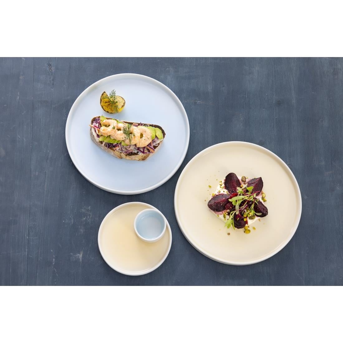 Olympia Fondant Plates Lemon 156mm (6 Pack) (Pack of 6) • PAS-CU411