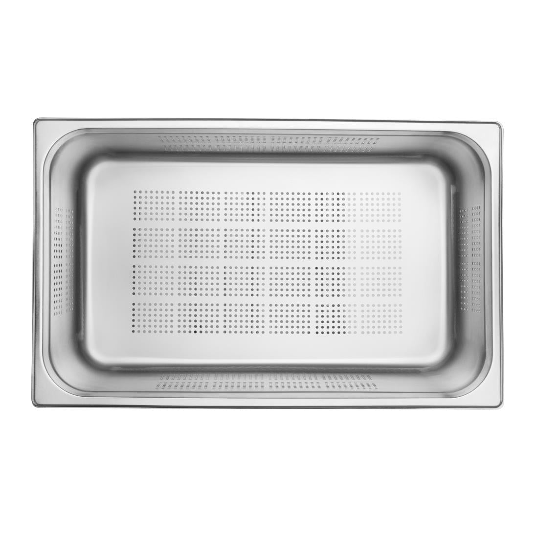 Vogue Heavy Duty Stainless Steel Perforated GN - 1/1 150mm • PAS-CU519