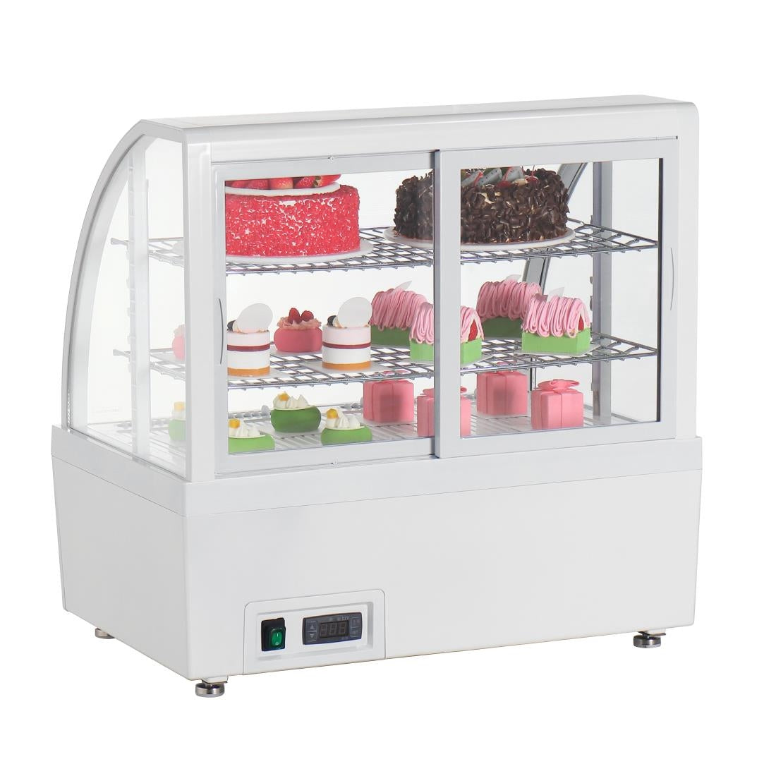 Polar C-Series Countertop Display Fridge 100Ltr White • PAS-CU637-A