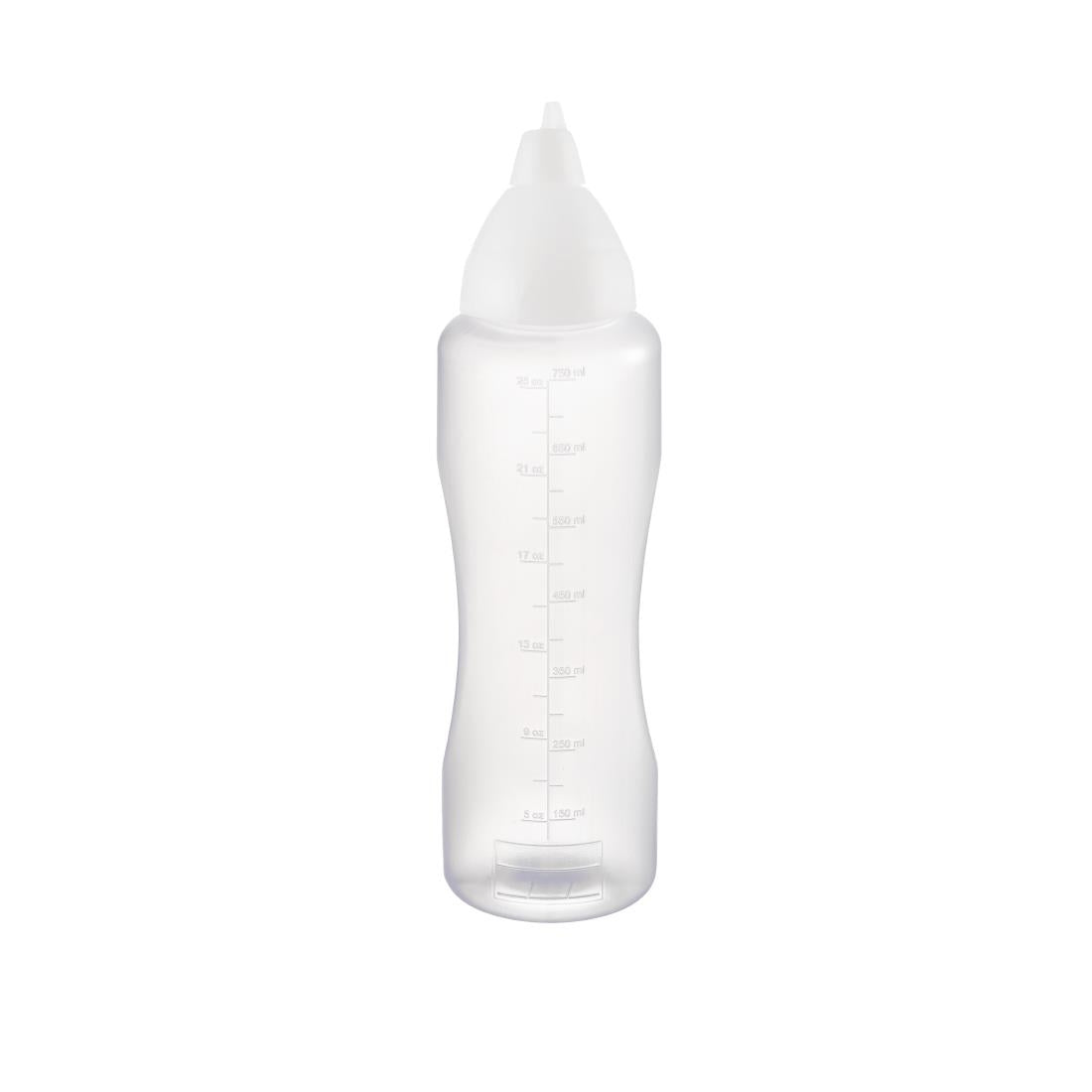 Araven Clear Non-Drip Sauce Bottle 26oz • PAS-CW113